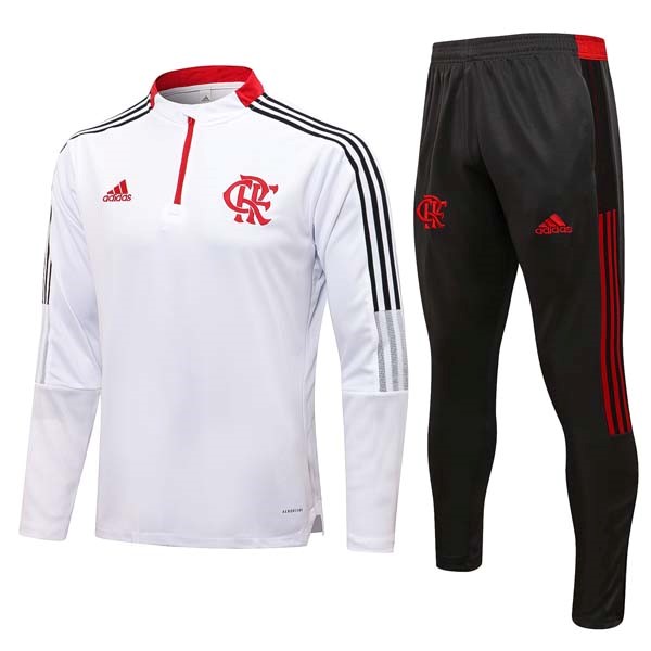 Sweatshirts Flamengo 2022 Weiß Schwarz Günstige Fußballtrikots